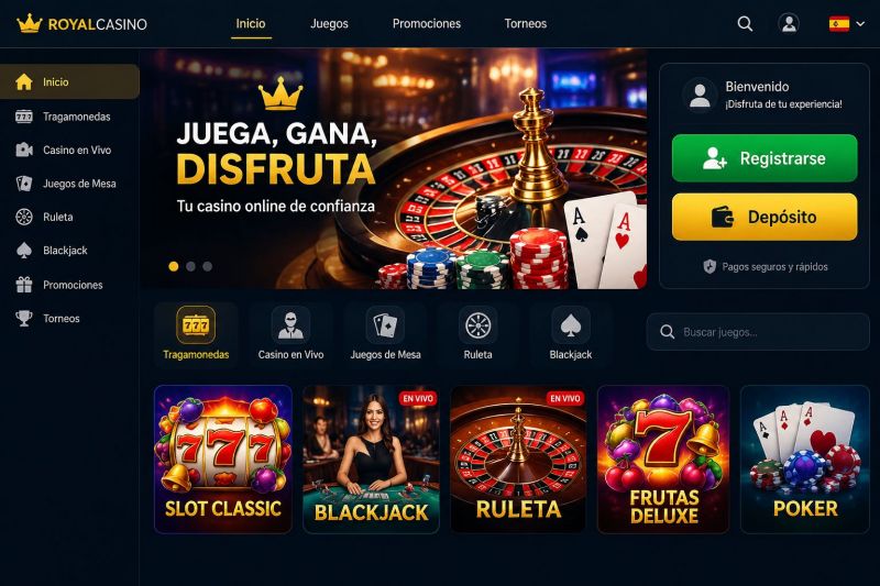 ficha de casino en inglés